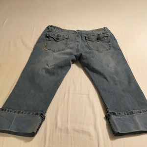 Vintage bubblegum capri jeans